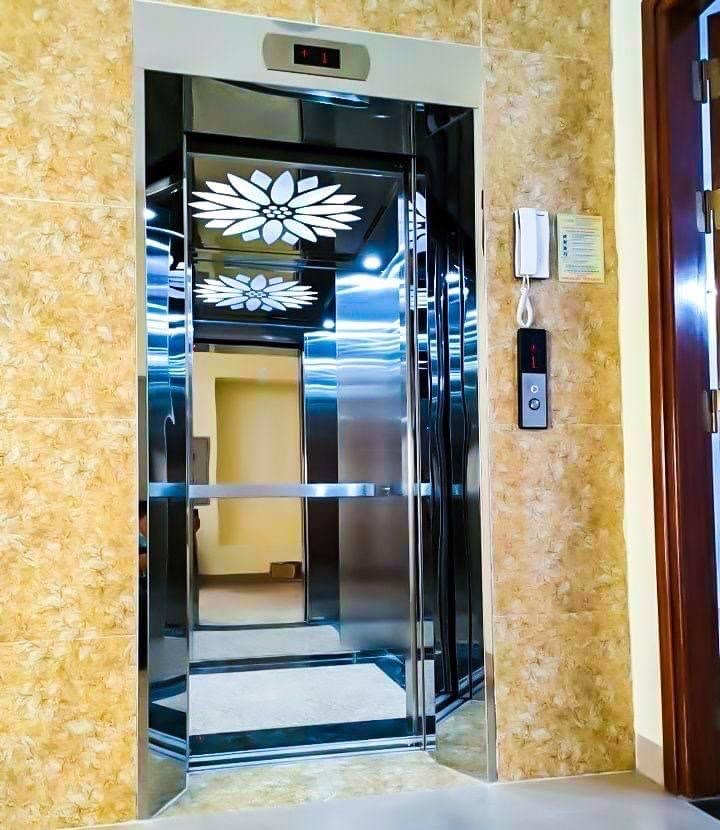 Residential elevator in luxury villa